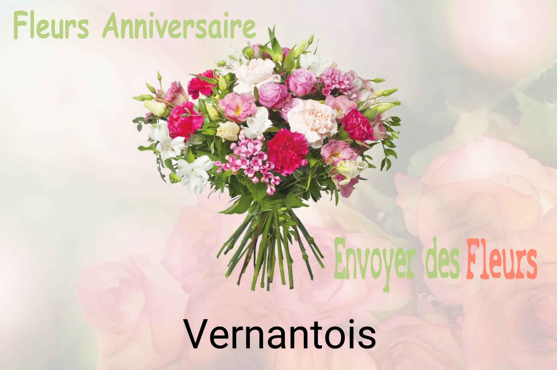 Bouquet de fleurs d’anniversaire livré à Vernantois